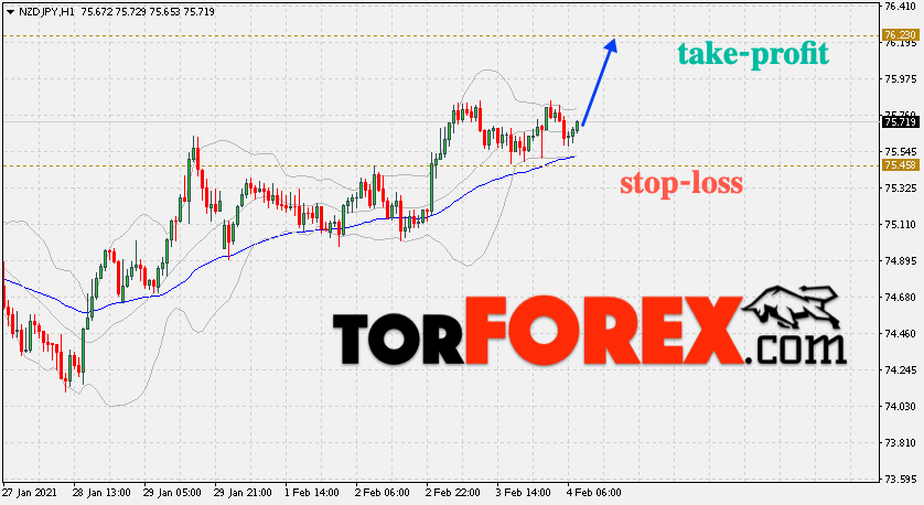 Валютная пара NZD/JPY – торговые сигналы на 4 февраля 2021