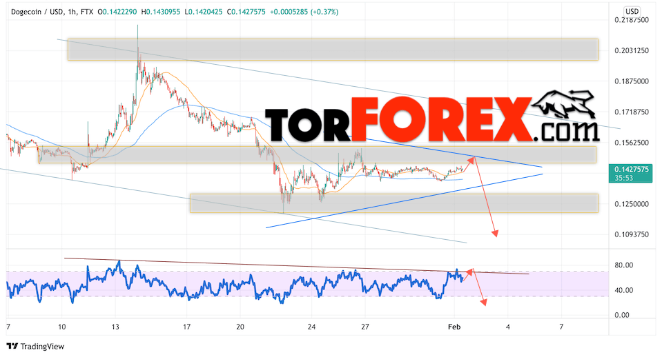 Dogecoin прогноз и курс на 2 февраля 2022