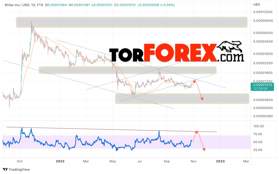 SHIBA INU прогноз на монеты 31 октября — 4 ноября 2022