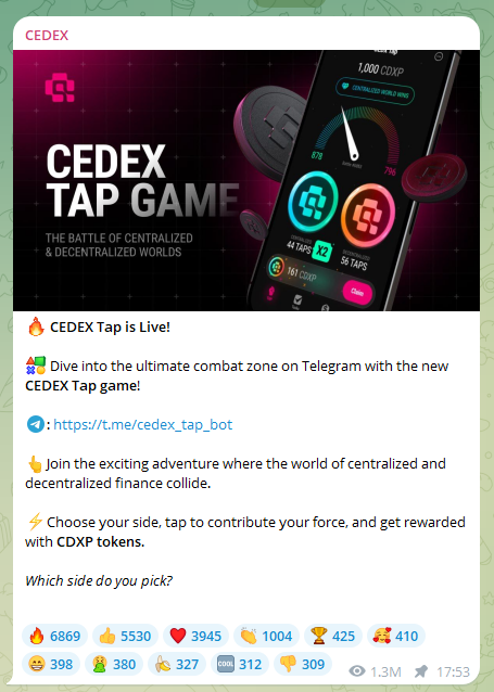 cedex tap игра