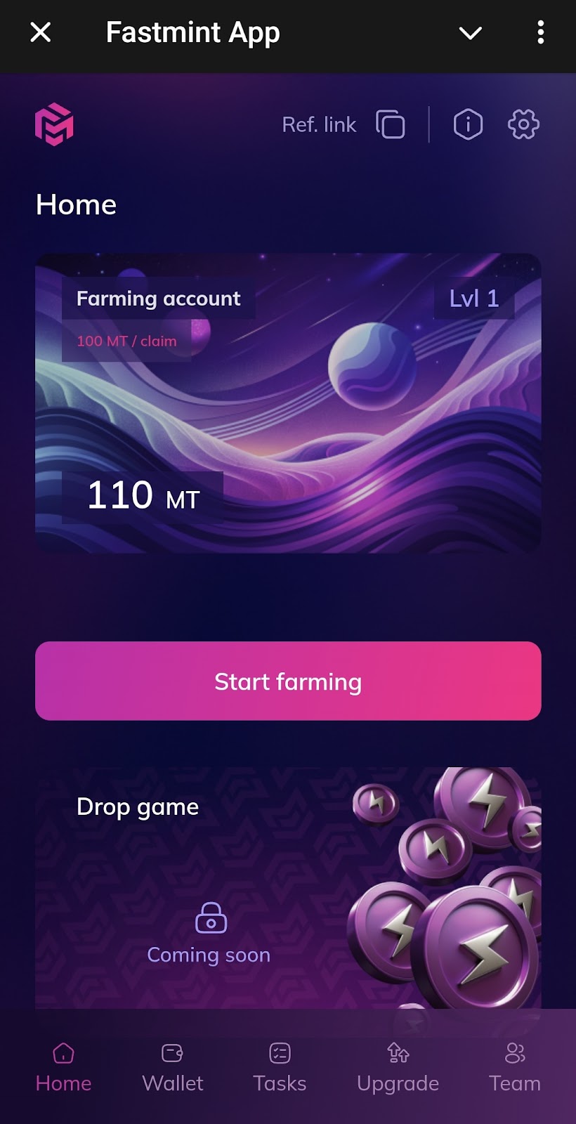 Fastmint App тапалка