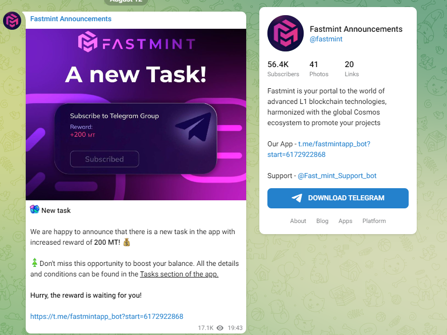 Fastmint крипта