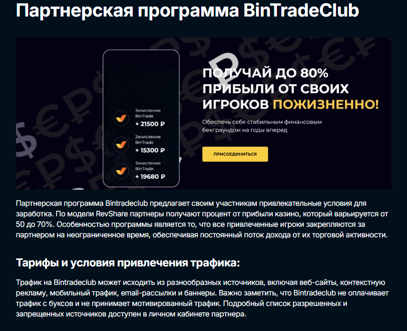 bintrade отзывы