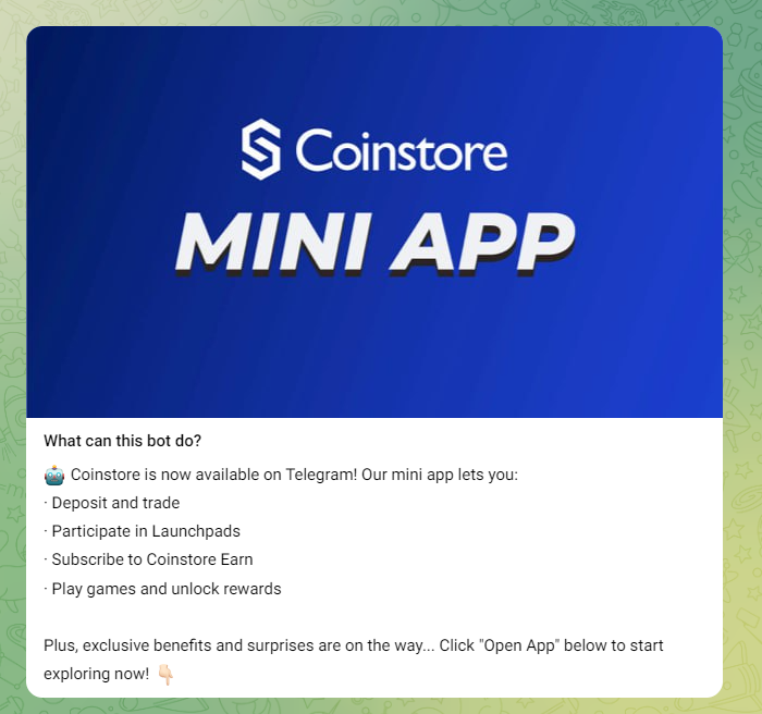 Coinstore биржа