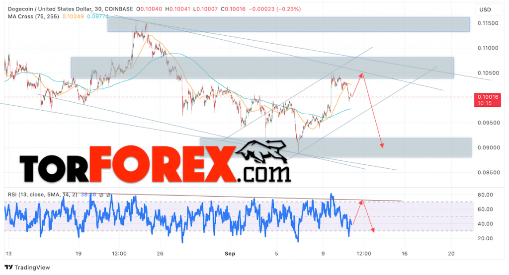 Dogecoin прогноз DOGE/USD на 12 сентября 2024