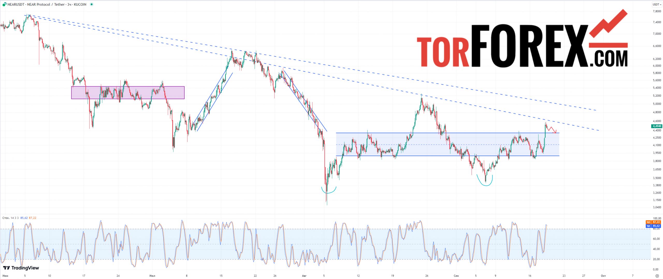 near usdt прогноз на сегодня