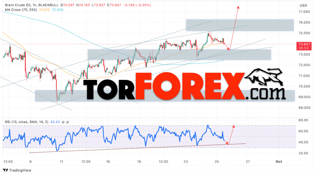 Нефть прогноз цены Brent на 26 сентября 2024