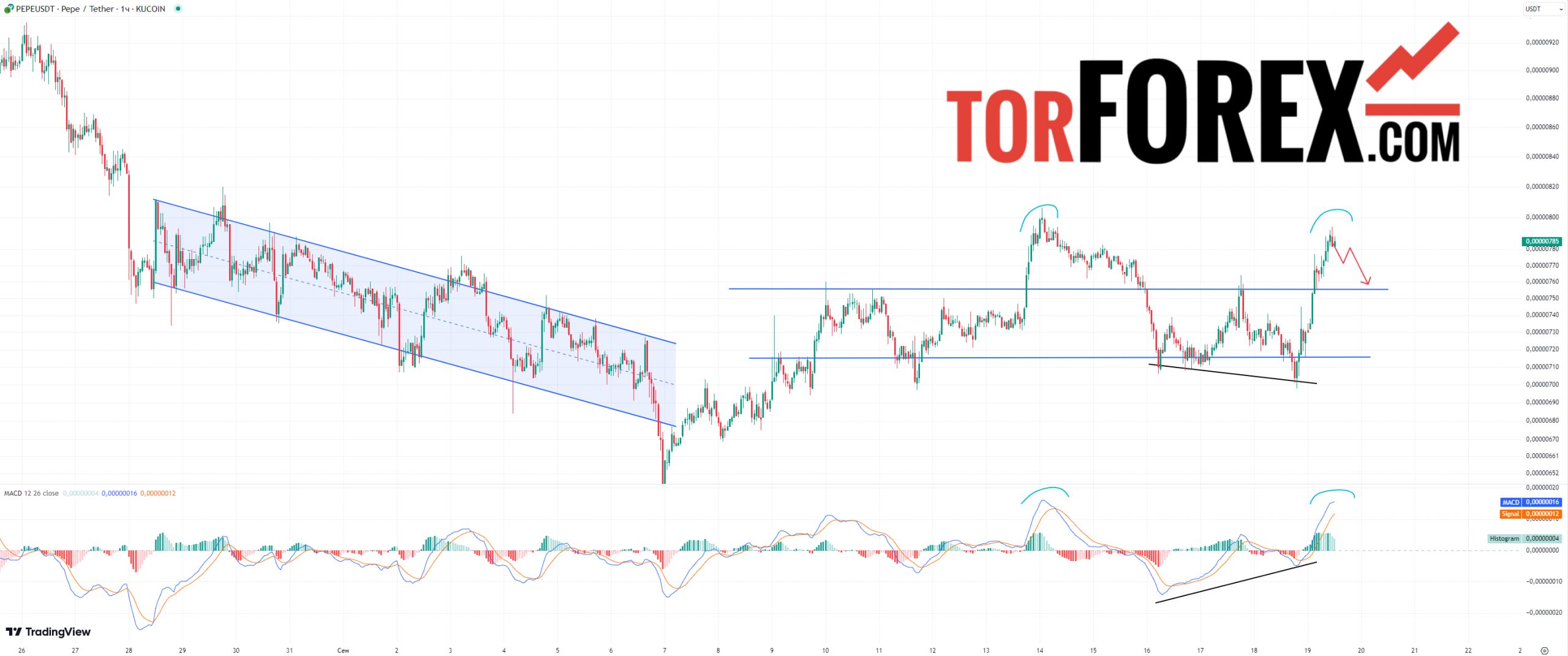 pepe usdt прогноз на сегодня