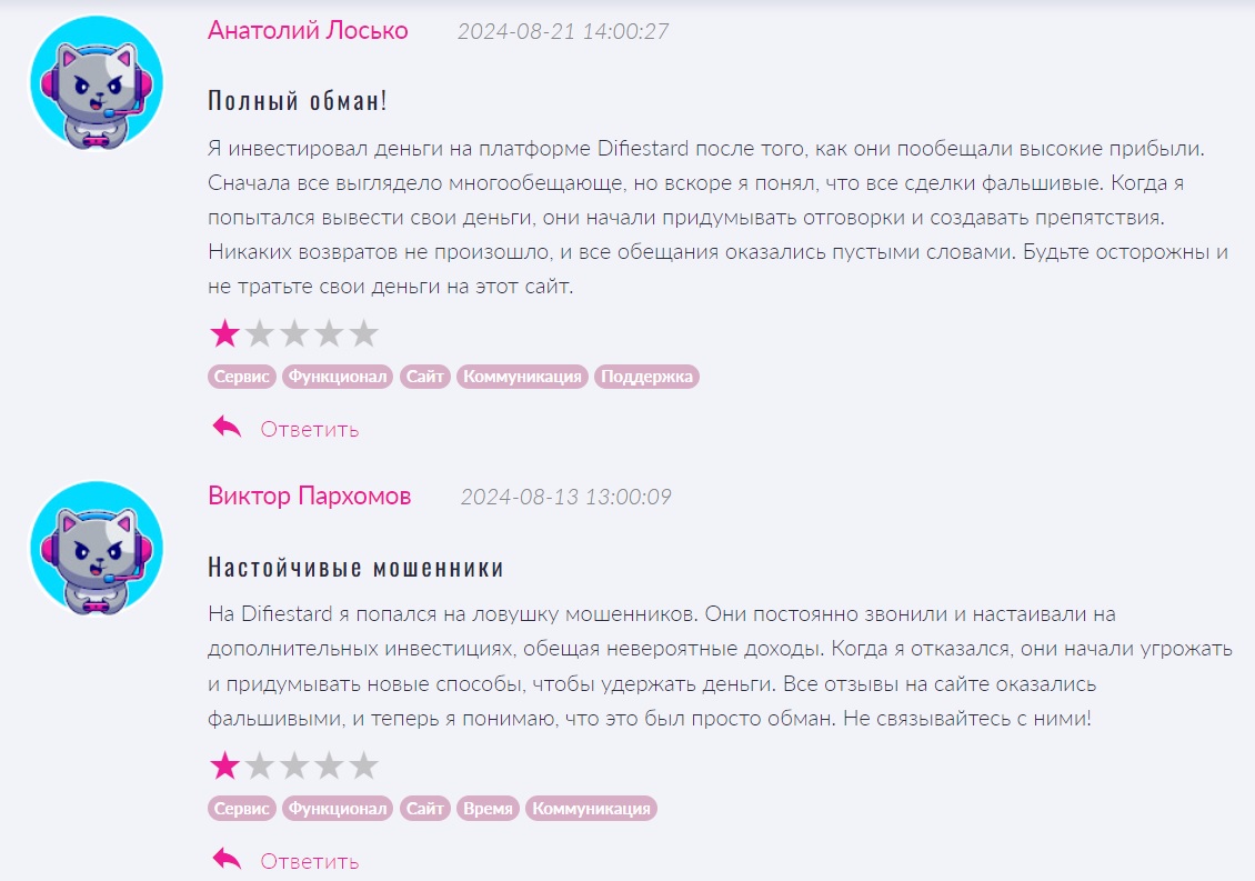 платформа difiestard