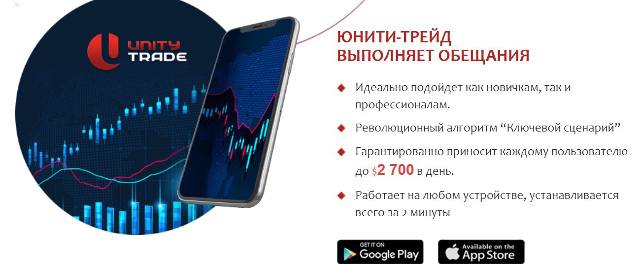 Приложение Unity Trade