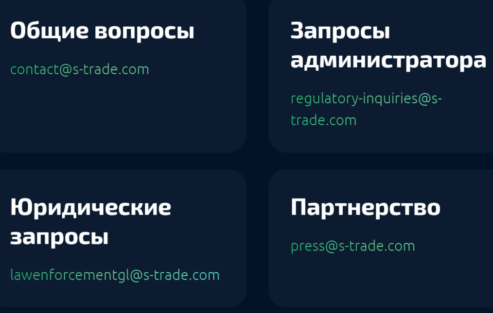 s trade криптобиржа