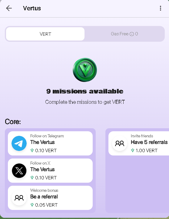 vertus app bot