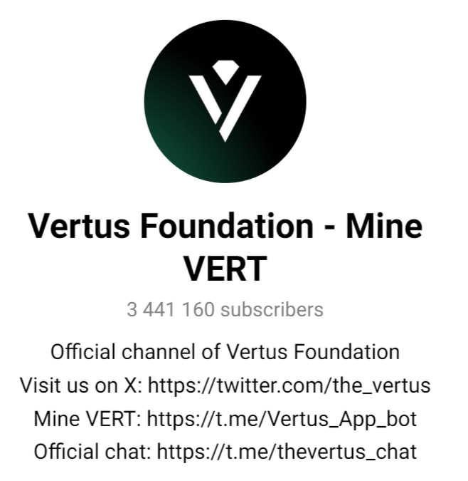 vertus токен