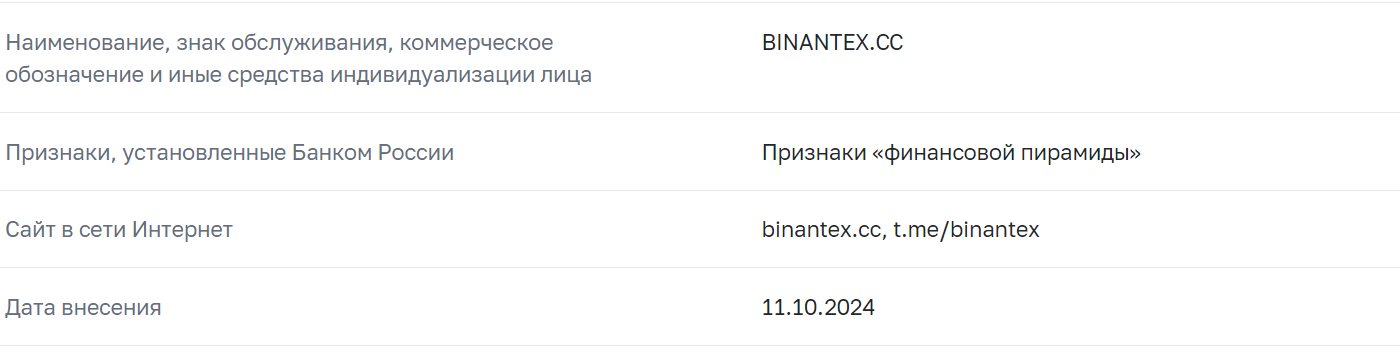 binantex отзывы