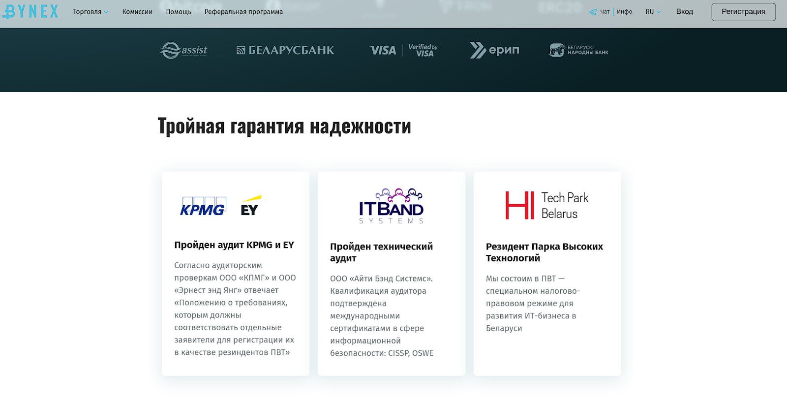 bynex криптобиржа