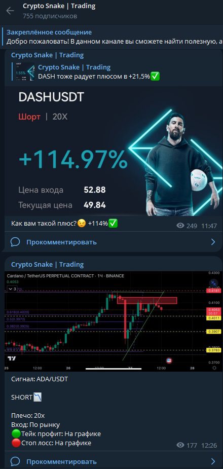 Канал Crypto Snake