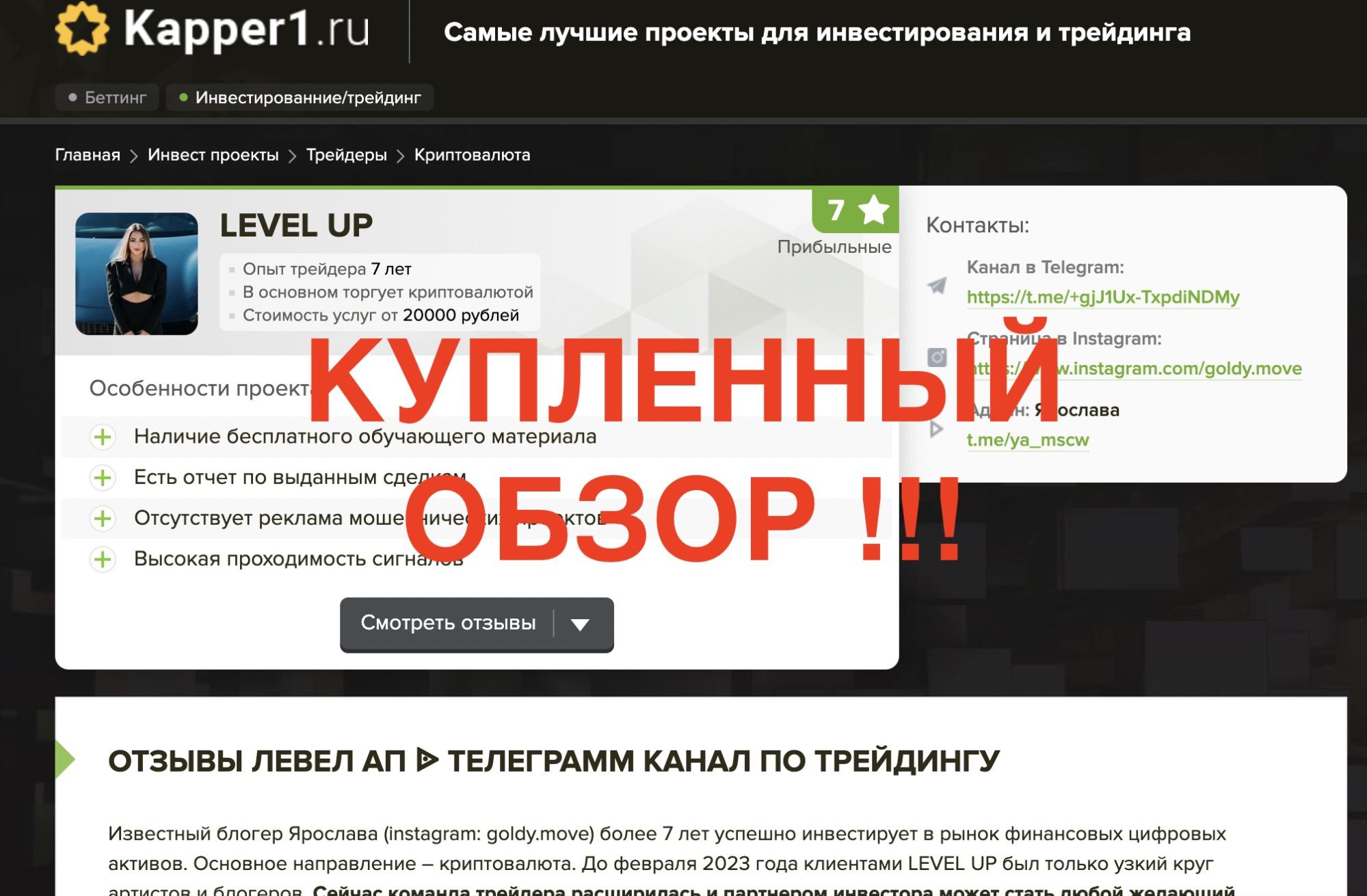 Level Up купленный обзор