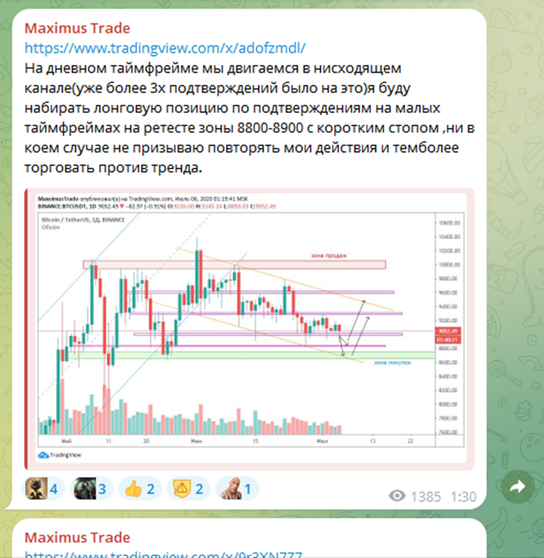 maximus trade телеграмм