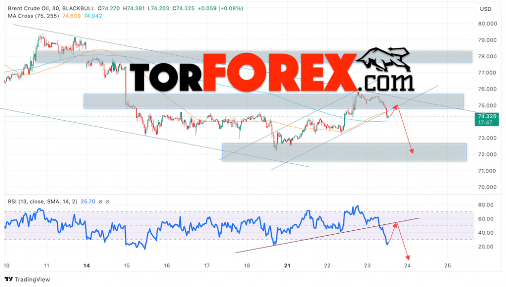 Нефть прогноз цены Brent на 24 октября 2024