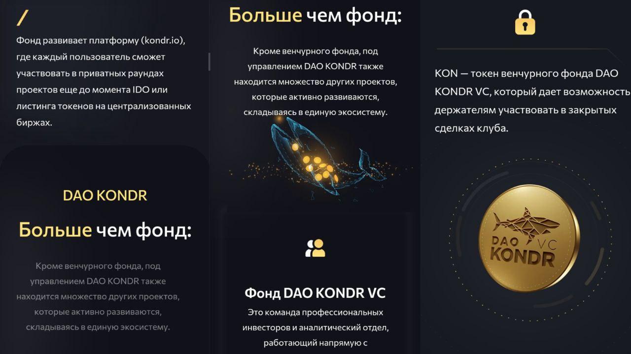 Сайт Kondr io