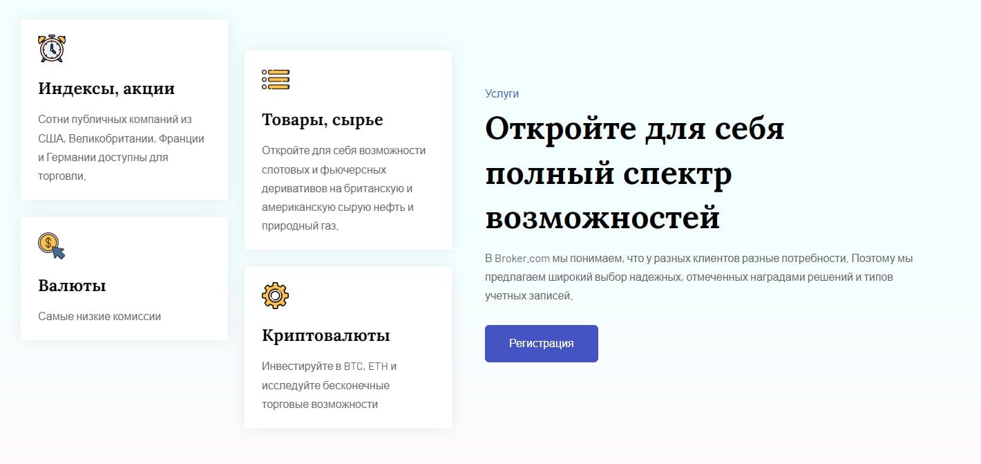 Сайт MT Finance