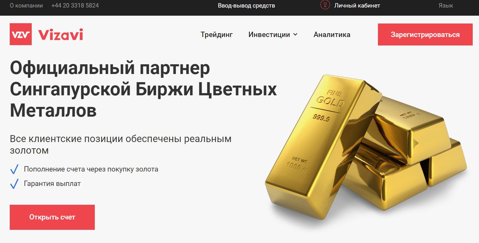 Сайт проекта Vizavi