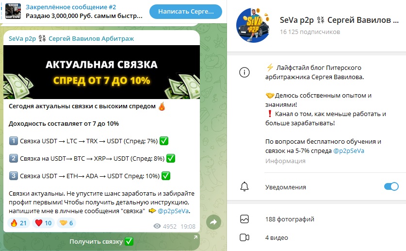 seva p2p сергей вавилов арбитраж