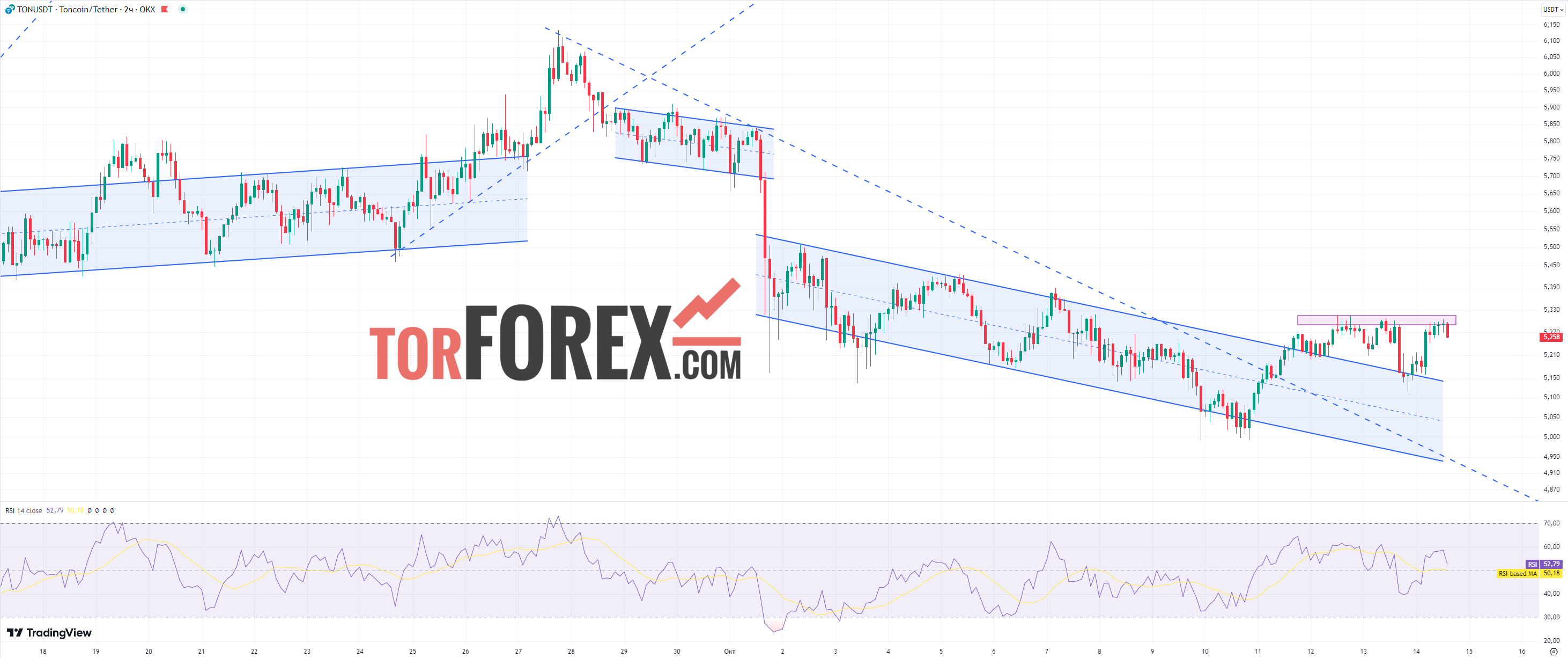 Toncoin прогноз TON/USD на 14 октября 2024