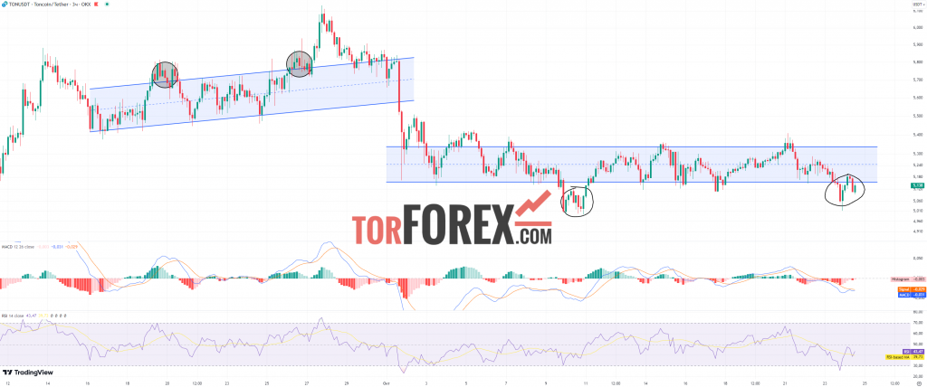 Toncoin прогноз TON/USD на 24 октября 2024