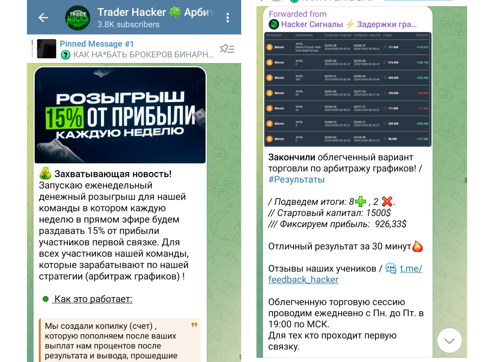 Trader hacker отзывы