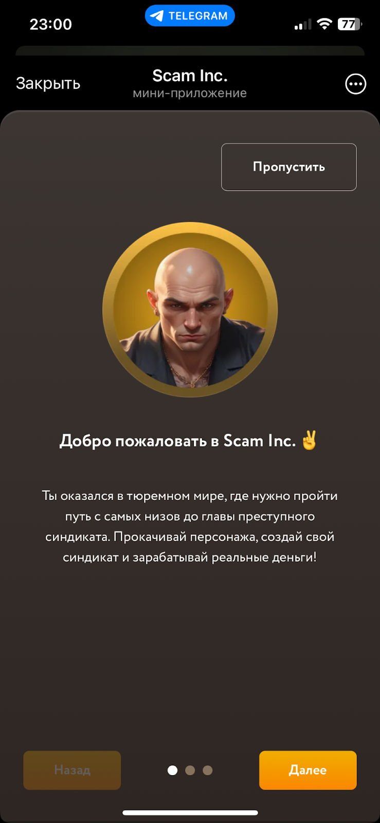 что известно об игре scam inc