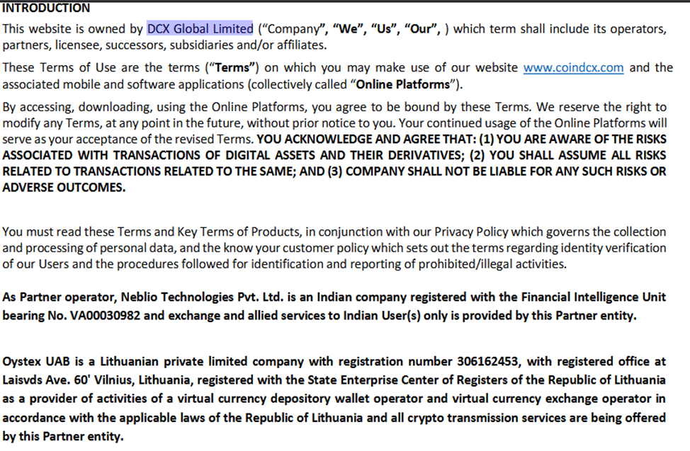 coindcx отзывы