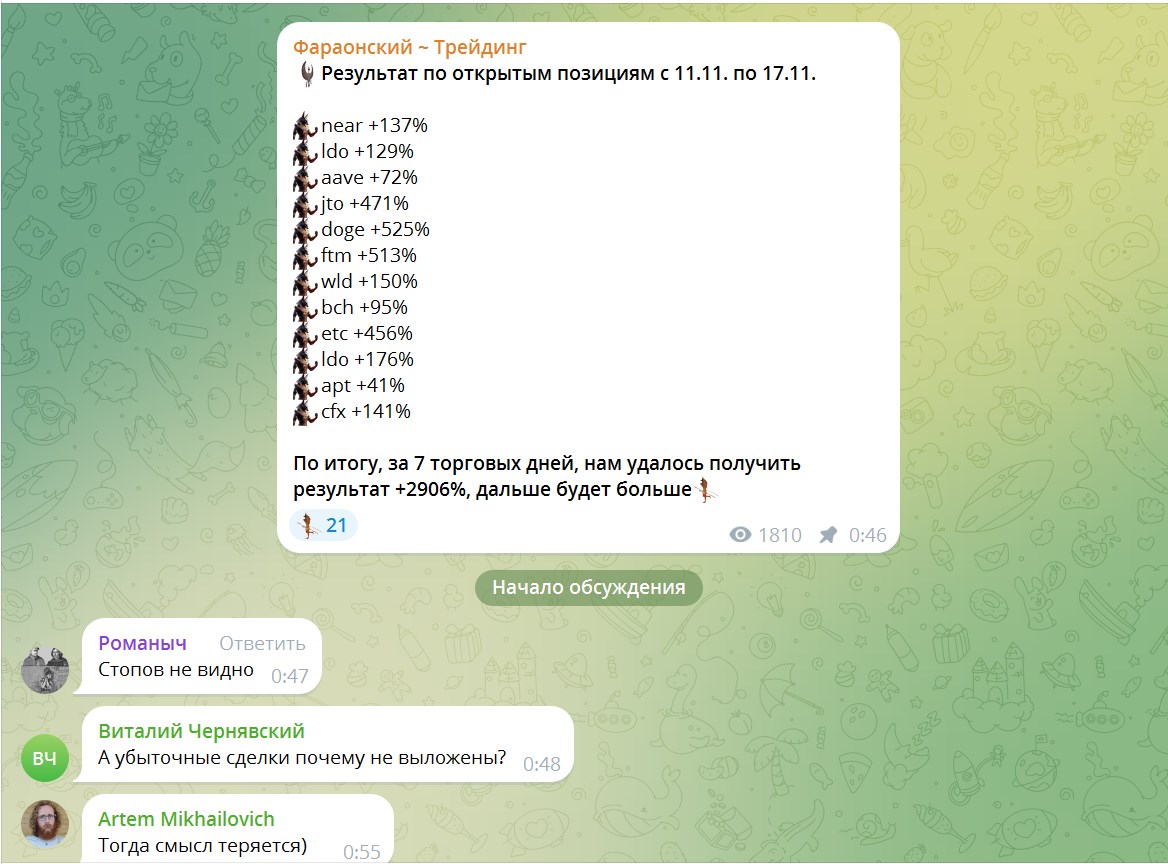 фараонский трейдинг отзывы