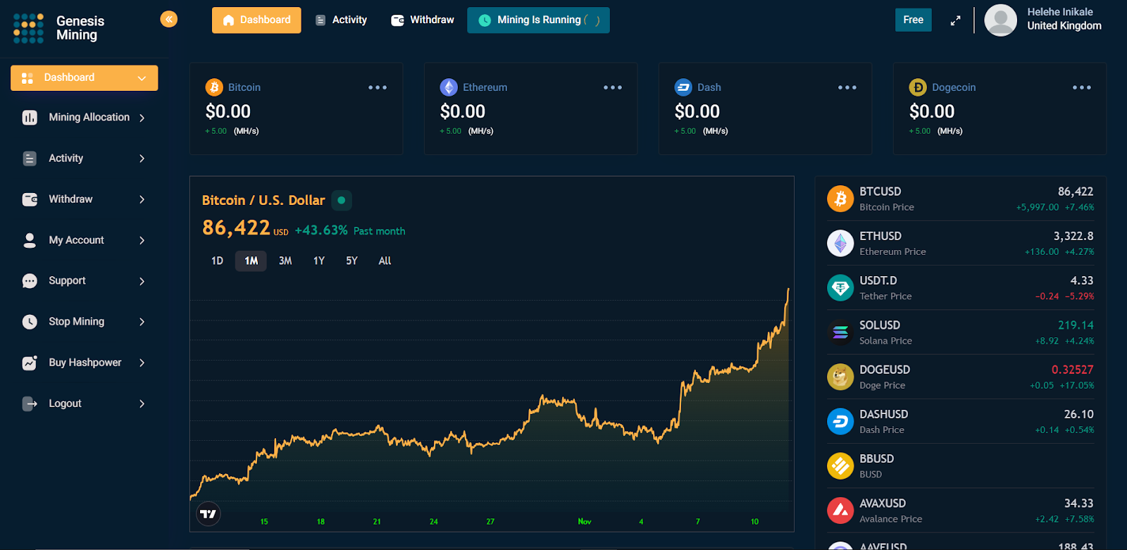 genesis mining