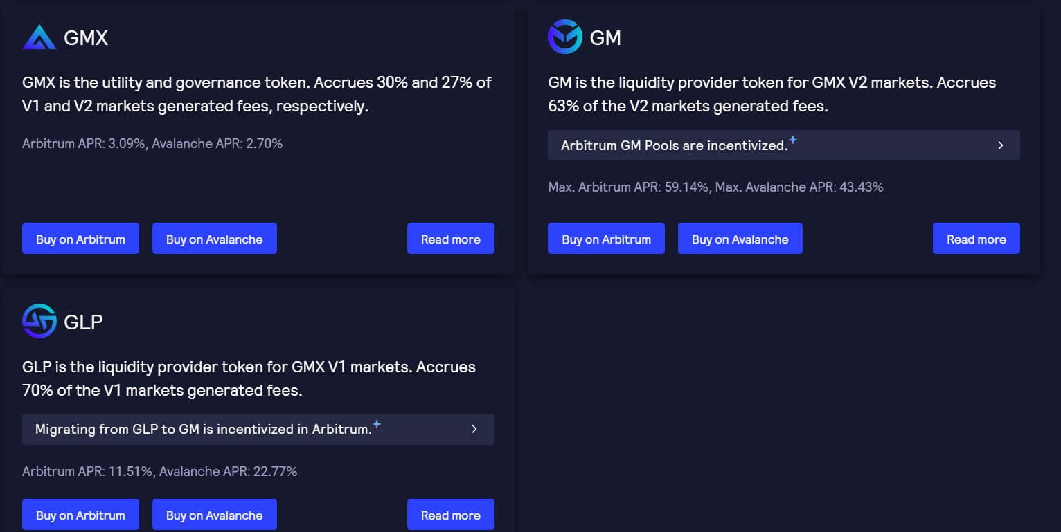 программа GMX “Earn and crypto staking”