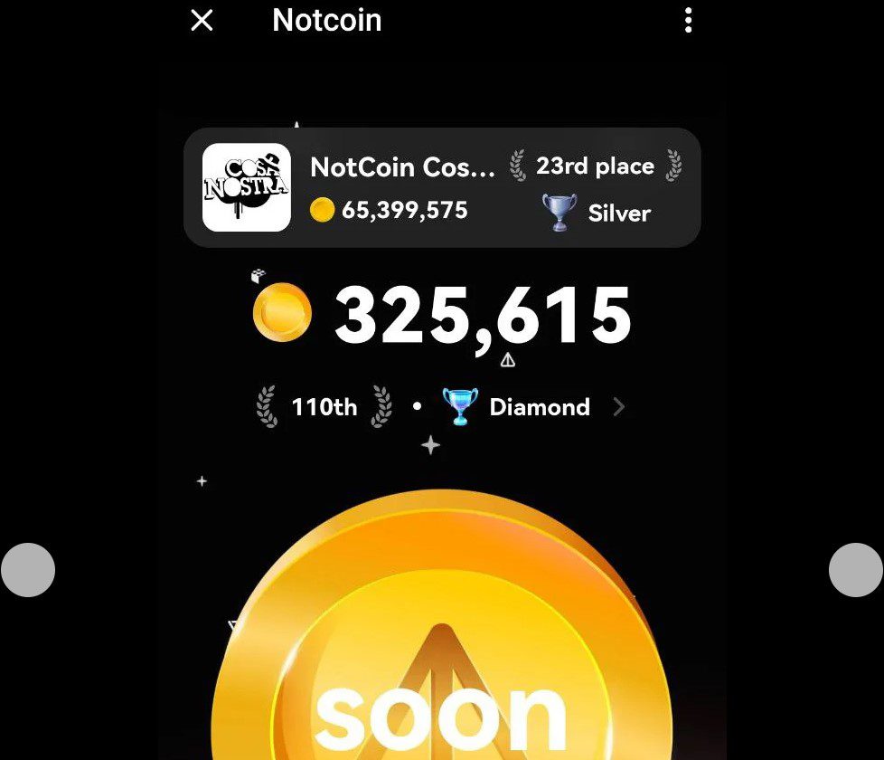 Сигналы на канале Notcoin 