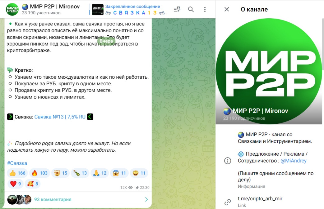 Мир P2P Mironov