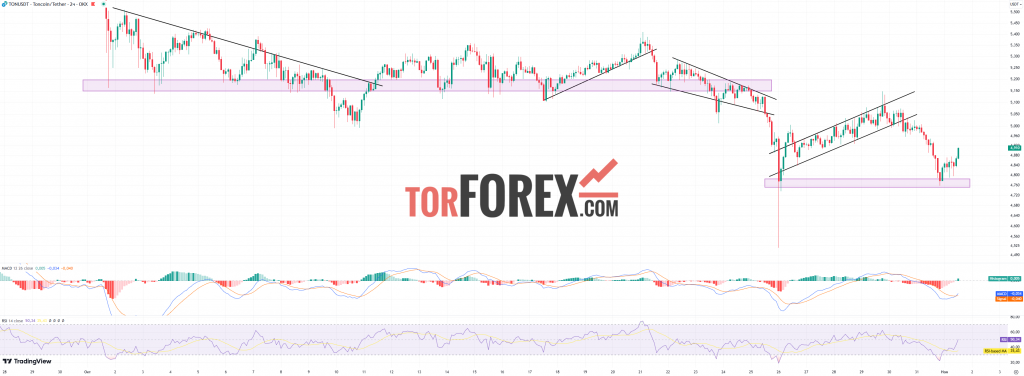 Toncoin прогноз TON/USD на 1 ноября 2024