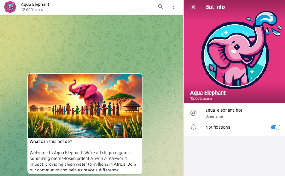 aqua elephant