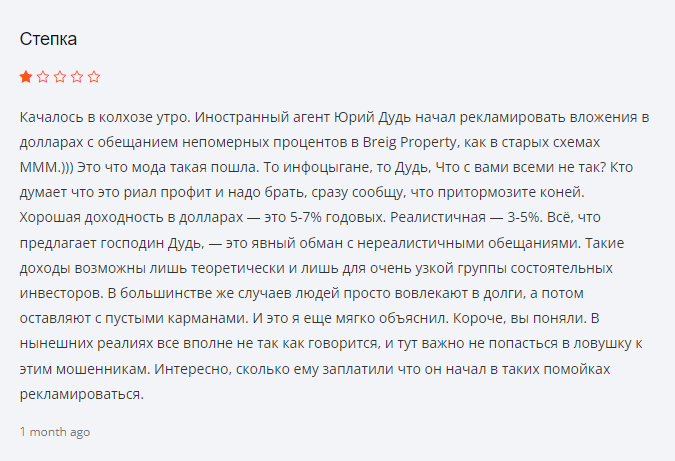 breig property investment отзывы