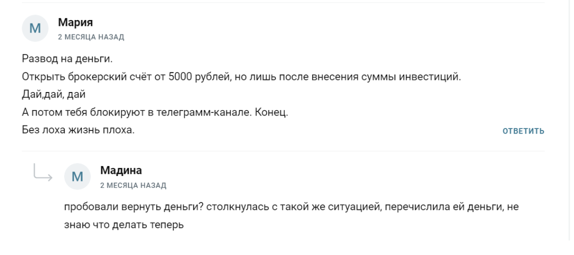 диана митина инвестиции