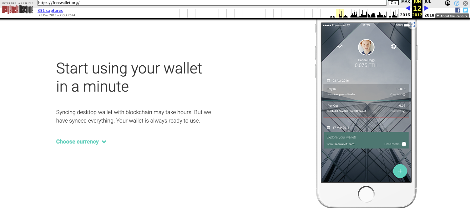 freewallet wallet