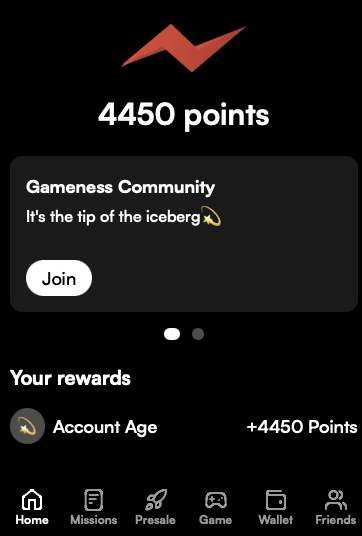 Gameness Announcement