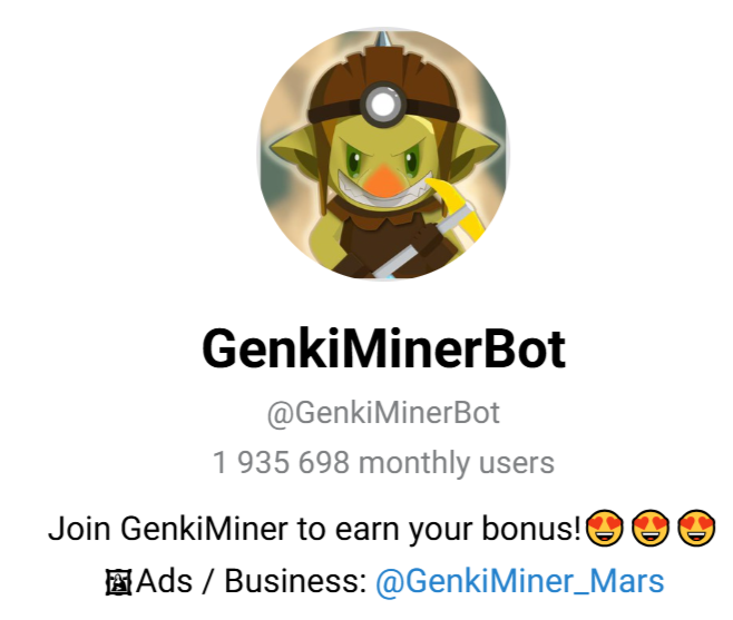 genki miner bot