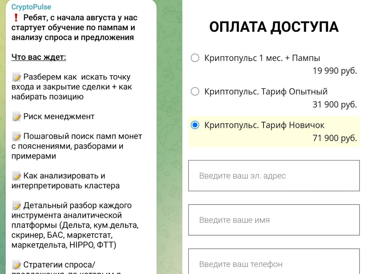 Крипто Пульс отзывы
