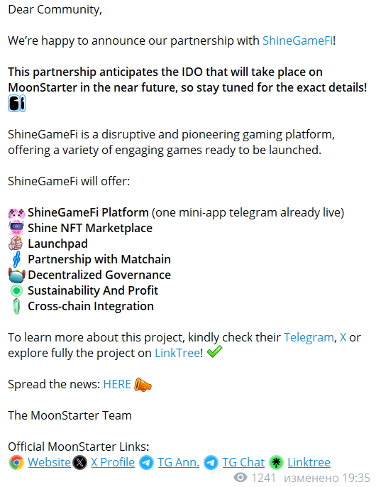 MoonStarter Chat