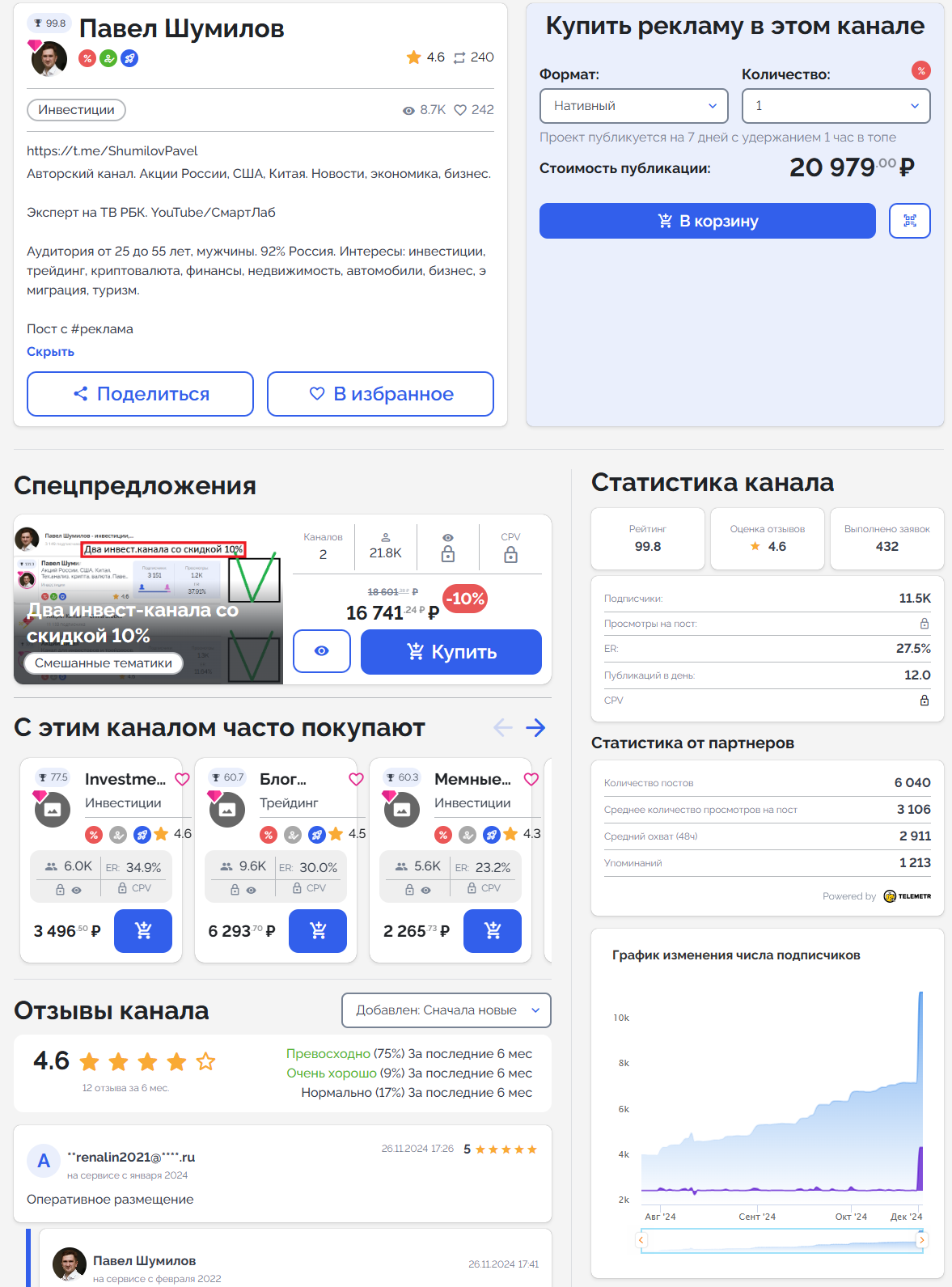 павел шумилов инвестор