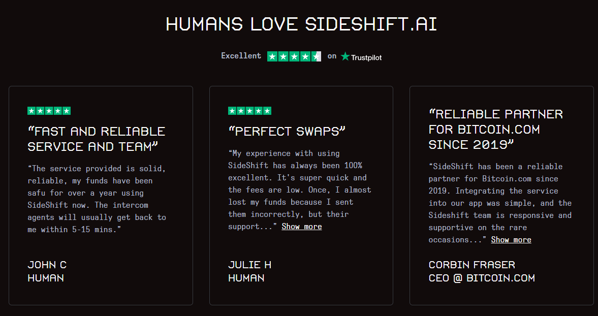 sideshift