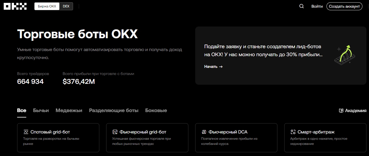 торговые боты okx отзывы