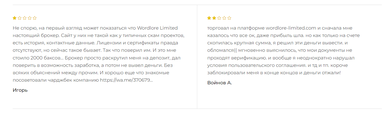 wordlore limited com